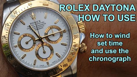 daytona rolex pdf|rolex daytona how to use.